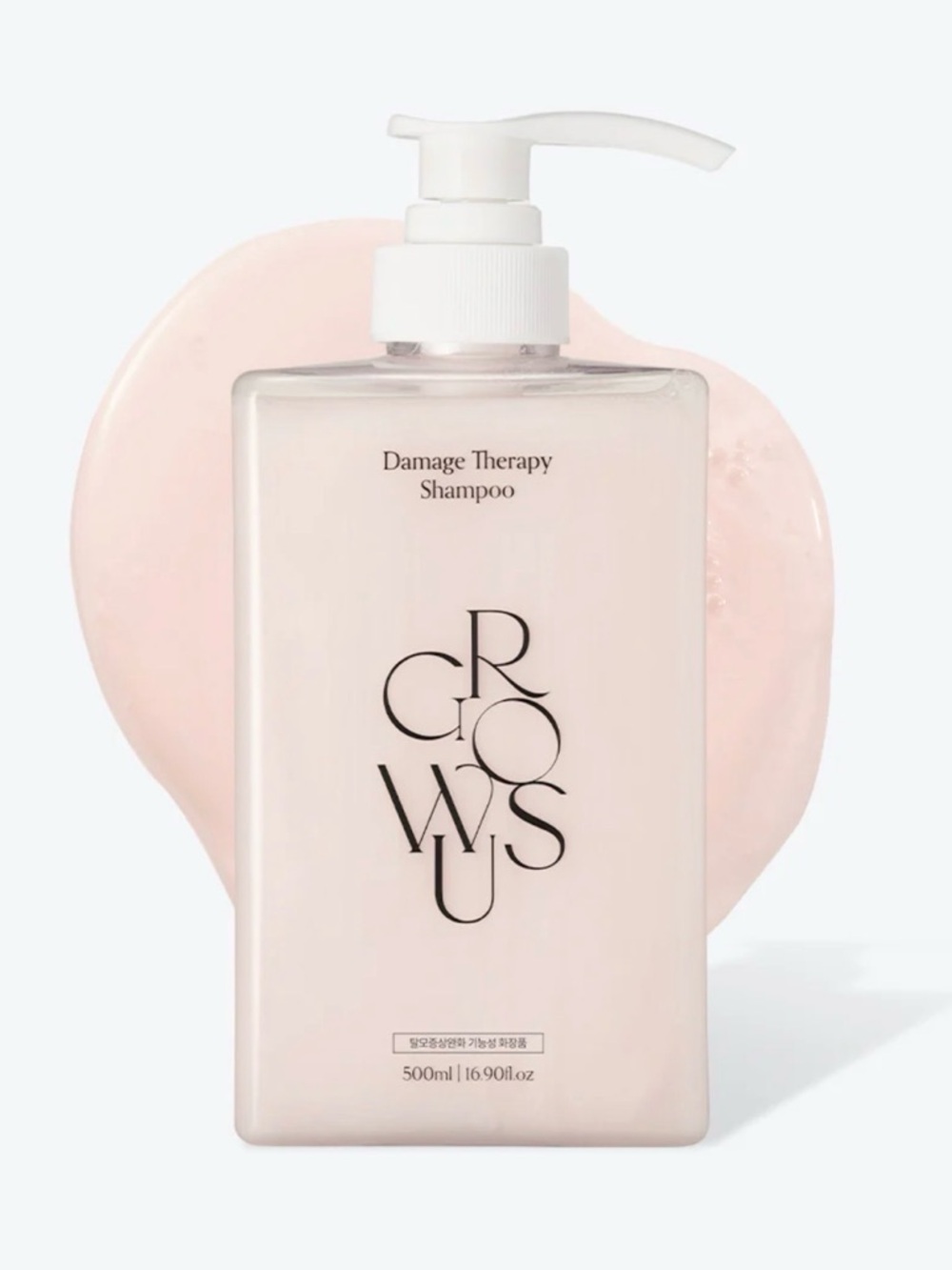 GrowUs Rose Damage Therapy Shampoo- deep hydration, shine, repair, strength
